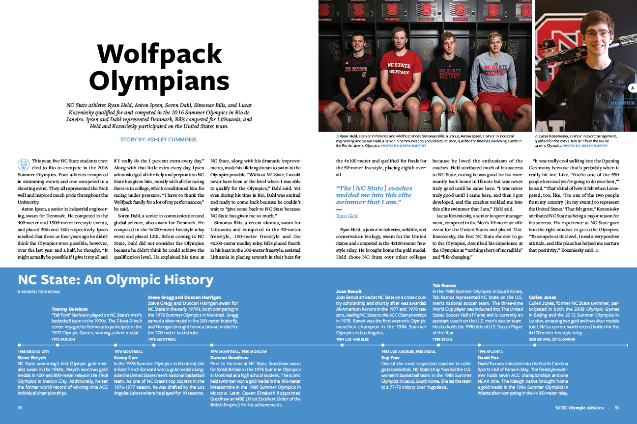 Spread of the Deadline | Wolfpack Olympians