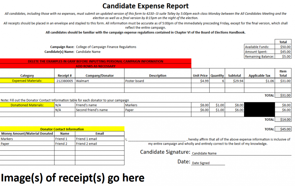 Notice To Candidates: Disqualification Warning, PDF