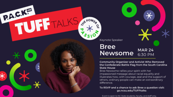 Bree Newsome Promo Graphic for TuffTalks 2021