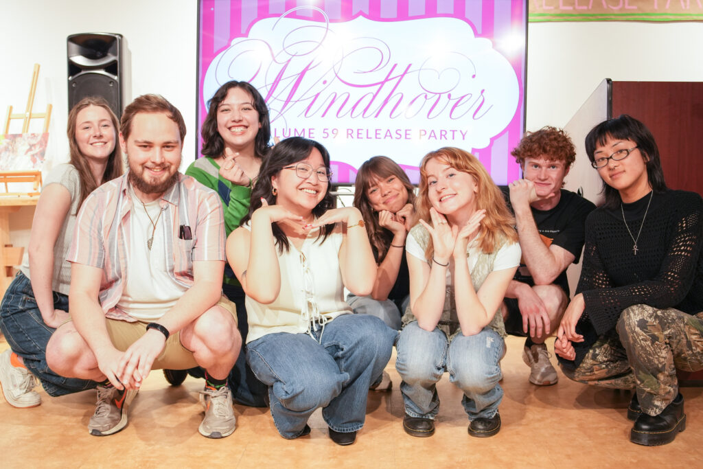 Group photo at volume 59 release party